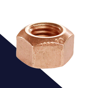 Conical Lock Nut - Class 10 Steel Copper DIN 980V