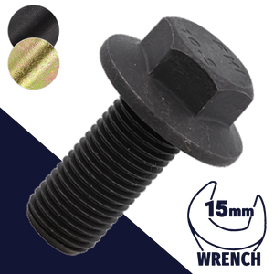 M10X1.5 Flange Bolt,Class 10.9 Steel,DIN 6921 / 15mm Wrench