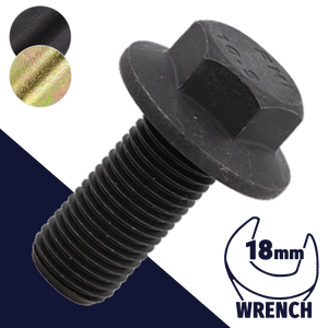 M14X1.5 Fine Flange Bolt,Class 10.9 Steel,DIN 6921 / 18mm Wrench