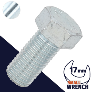 M12X1.25 Ex Fine Hex Bolt,Steel Class 8.8 Zinc,JIS B-1180 / Wrench 17mm