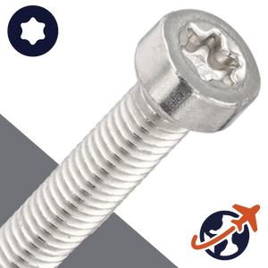 M2.5X0.45 Torx Low Socket,ISO 14580 TX,A2-50 Stainless Steel