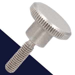 M4X0.7 Thumb Screw,DIN 464 Knurled Head,A2 Stainless Steel, High Type