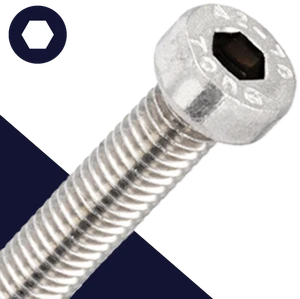 M10 Socket Head Low,Stainless Steel A2,DIN 7984