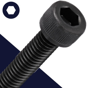 M16X1.5 Fine Socket Head,Steel Class 12.9 Black,DIN 912 / ISO 12474