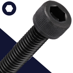 M3 Socket Head Bolt,Steel Class 12.9 Black,DIN 912