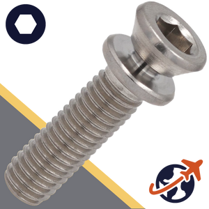 M8 Shear Security Bolts,Break-Off, Permanent,Stainless Steel