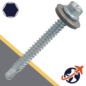 M5.5 BI-Metal, 3mm Drill Tip,Self Drilling Screw,A2 Stainless Steel