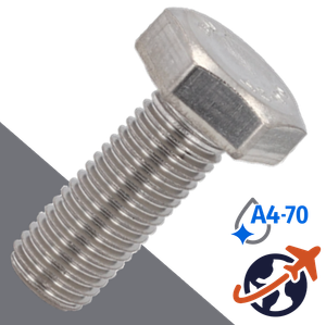 M14X2.0 Hex Bolt,A2-70 Stainless,DIN 931 / 933