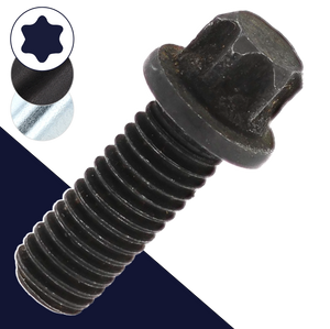 M6X1.0 External Torx,Class 10.9 Steel,Specialty Flange Bolt
