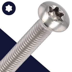 M3X0.5 Torx Oval Head - A2 Stainless ISO 14584