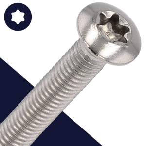 M6X1.0 Torx Oval Head - A2 Stainless ISO 14584