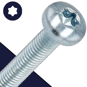 M5X0.8 Torx Pan Head Screw - Steel ISO 14583