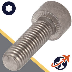 M8 Serrated,Torx Socket Head,Stainless Steel