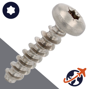 M4.5 Torx Pan Thermoplastics Screw - A2 Stainless