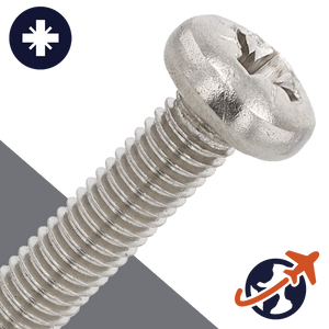 M5 Pozidrive Pan Thread Forming - A2 Stainless DIN 7500-CE