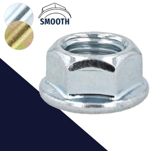 Top Lock Flange Nut M10X1.25,Steel Class 10 Zinc Plated,14mm Small Wrench