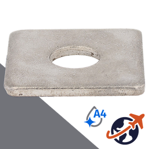 Square Flat Washer - A4 Stainless DIN 436