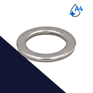Small Outer Diameter Flat Washer - A4 Stainless DIN 433