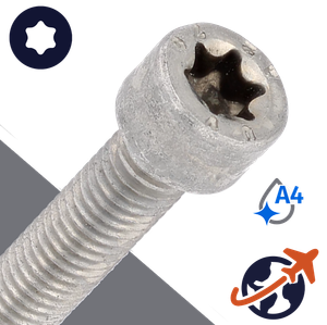 M3X0.5 Torx Socket Head - A4-70 Stainless ISO 14579