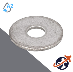 Oversized Flat Washer - A2 Stainless DIN 440- R