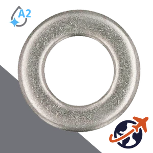 ISO Flat Washer - A2 HV200 Stainless ISO 7089