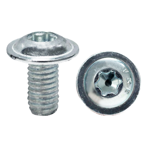 Torx Button Flange 8.8 Zinc M6X1.0 Coarse ISO 7380-2 - BelMetric
