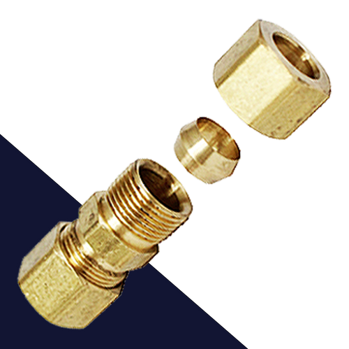 Inch Union,Straight Compression Set,Brass Components