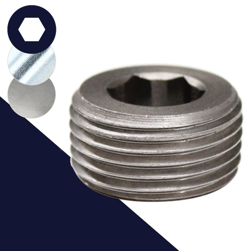Steel Taper Metric Drain Plug DIN 906