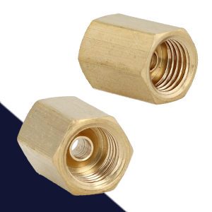 1/2-20" Brake Line Union,Inverted Flare,For 5/16" Tubing