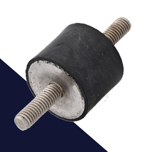 M3 Male Stainless Steel,Vibration Isolator / Rubber Buffer,NR + Stainless Screw