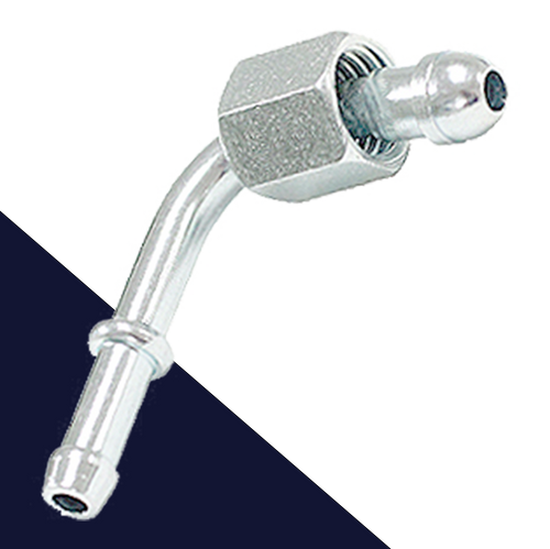 90 Degree Bend Cone Nipple + Swivel Nut Cohline Series 8040.90