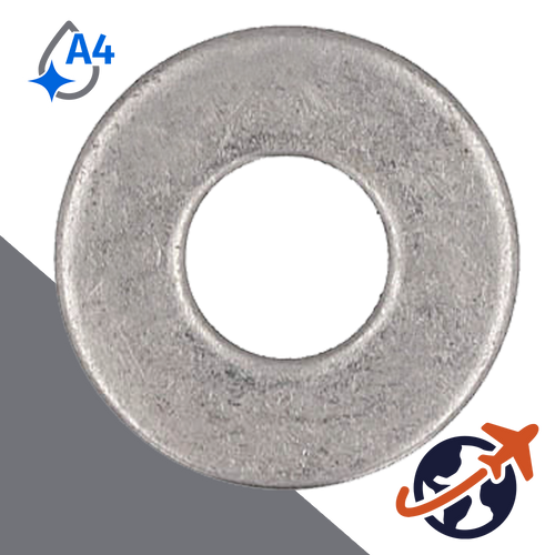 Fender Washer Oversized 'M',NFE 25-514 'M',A4 Stainless Steel