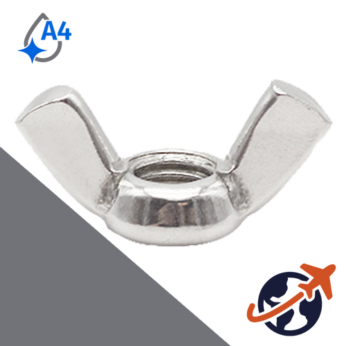 American Style Wing Nut,DIN 315,A4 Stainless Steel