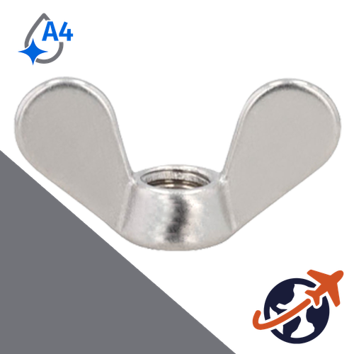 German Style Wing Nut,DIN 315,A4 Stainless Steel