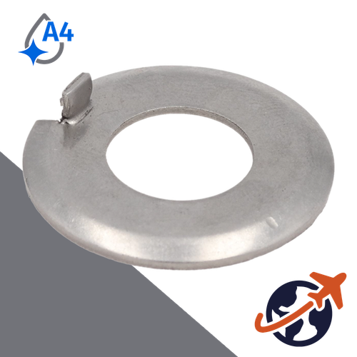 Conical External Tab Washer,A4 Stainless Steel,DIN 432