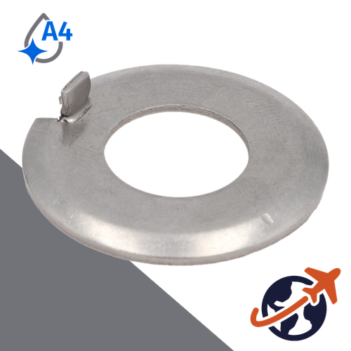 Conical External Tab Washer,A4 Stainless Steel,DIN 432