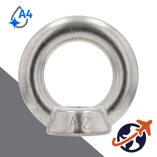 A4 Stainless Eye Nut Cast DIN 582