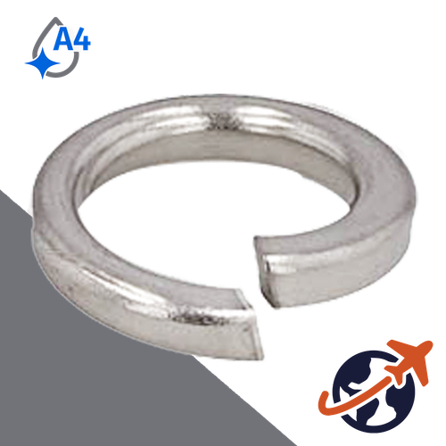 Low Profile Split Lock Washer,A4 Stainless High Collar,DIN 7980