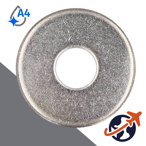 A4 Stainless Oversized Fender Washer NFE 25-513  'LL'