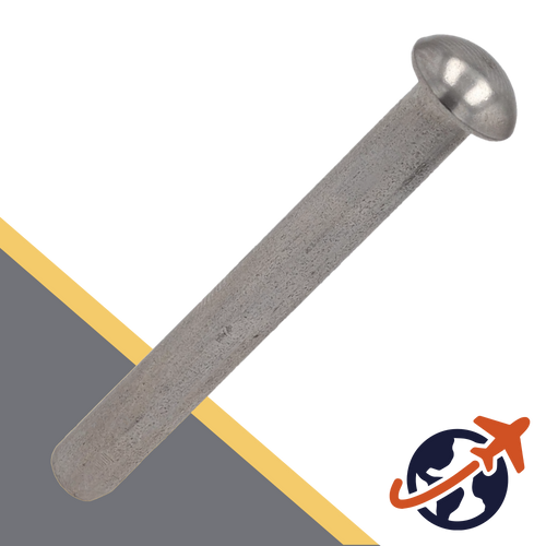 Round Head,Solid Rivet,A2 Stainless Steel