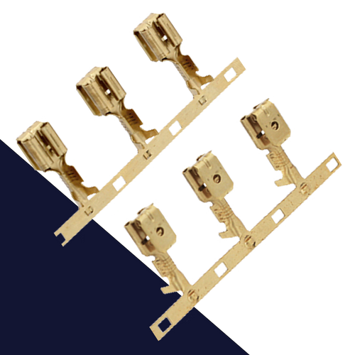 1/4" Uninsulated Piggy Back Connector - Chain Form