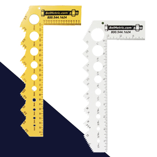 Pitch Gauge,Metric + Inch,Plastic