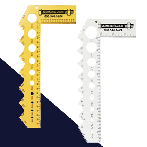 Pitch Gauge,Metric + Inch,Plastic