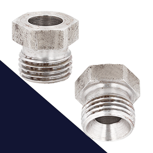 M16X1.5 Hex Solder Fitting,Cohline Series 9050,Uncoated Plain Steel