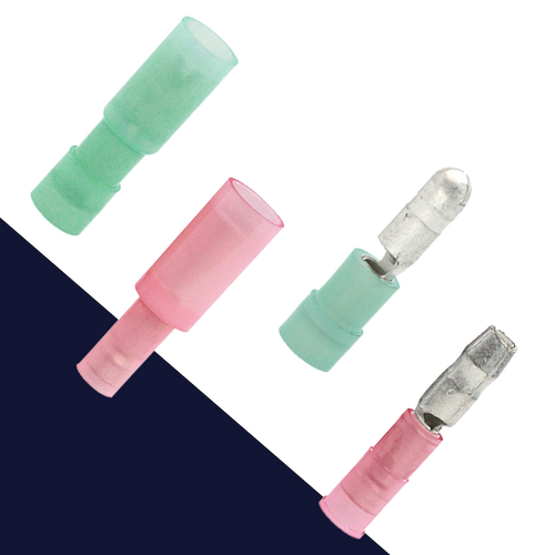 Bullet Connector,Male + Female,Insulated