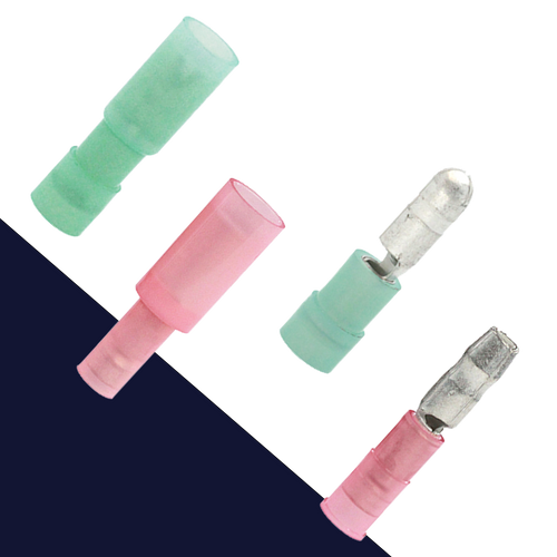 Bullet Connector,Male + Female,Insulated