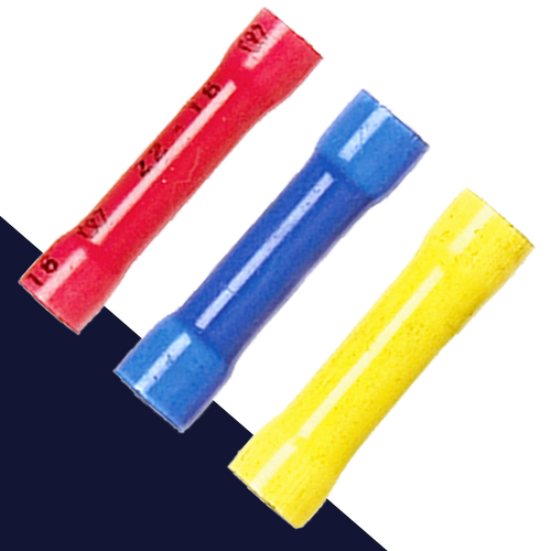 Butt Connector,Vinyl,Insulated