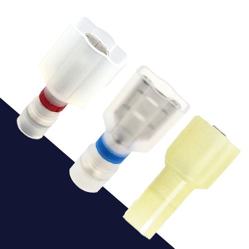 Spade Connector,Male + Female,Insulated