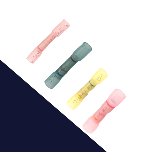 Stepped Butt Connector,Translucent,Shrink Tubing