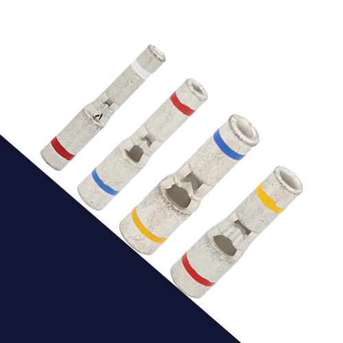Stepped Butt Connector,Translucent,Uninsulated